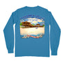 Blue Watercolor Pier Longsleeve