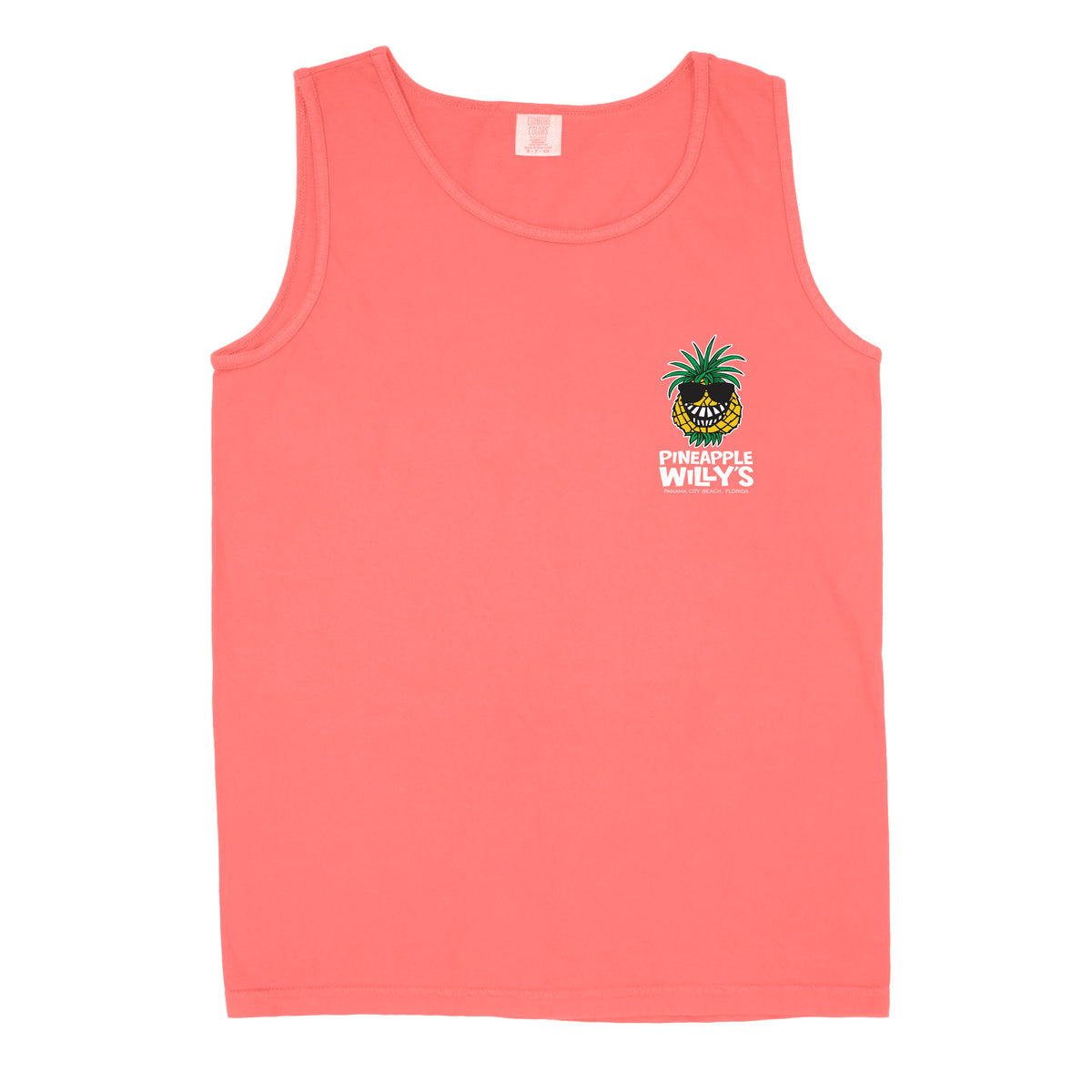 Neon Red Orange Vinny Tank Top – Pineapple Willy's Gift Shop