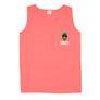 Neon Red Orange Vinny Tank Top