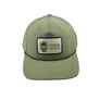 Olive/Army Rope Sq Patch Hat