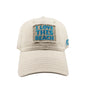 Stone/Teal I Love This Beach Hat