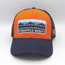 Orange & Blue Mesh pier Patch