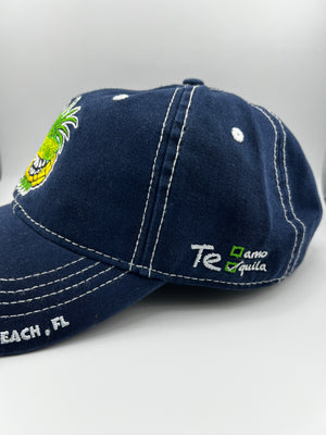 Navy Lime Hat