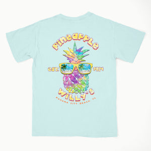 Ice Blue Pastel Pineapple