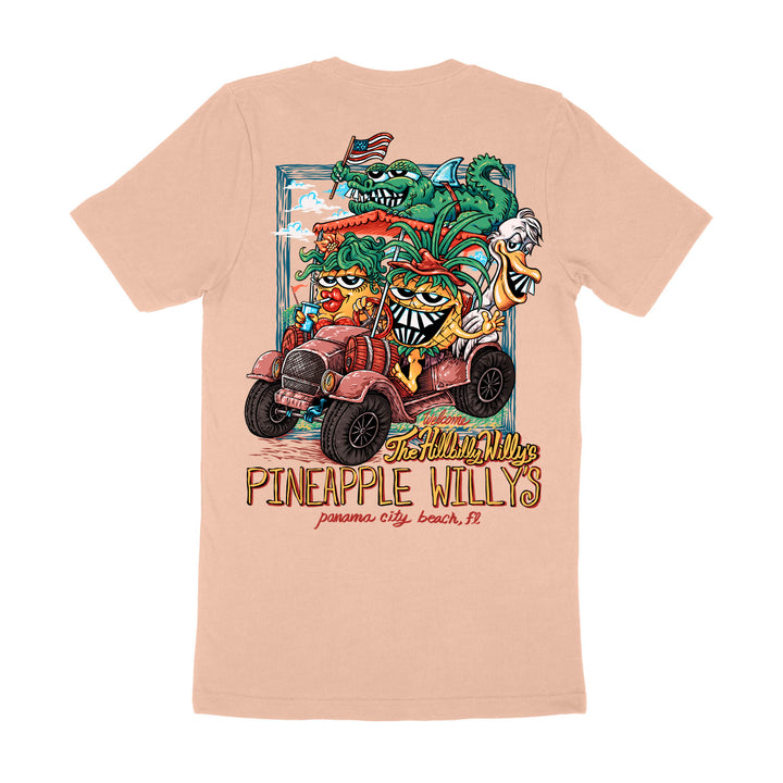 Peach GolfCart - 'The HillBilly Willy's'