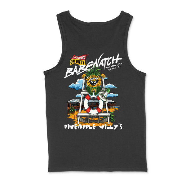 Black BabeWatch Tank Top – Pineapple Willy's Gift Shop