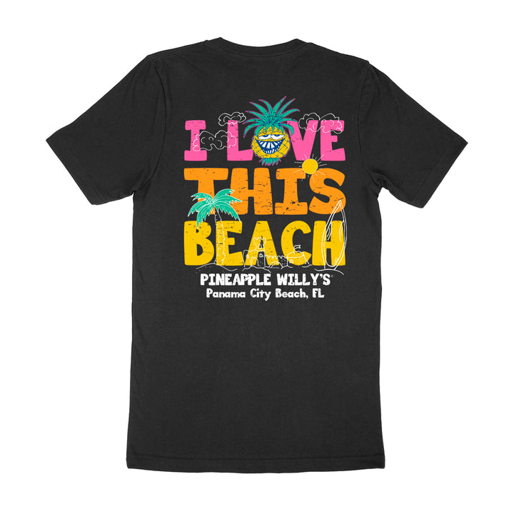 Black I Love This Beach