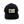 Black/Black Rope Sq Patch Hat
