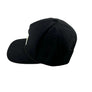 Black/Black Rope Sq Patch Hat