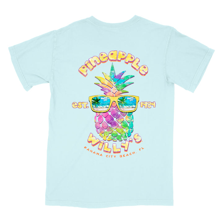 Ice Blue Pastel Pineapple