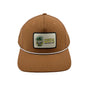 Clay/White Rope Sq Patch Hat