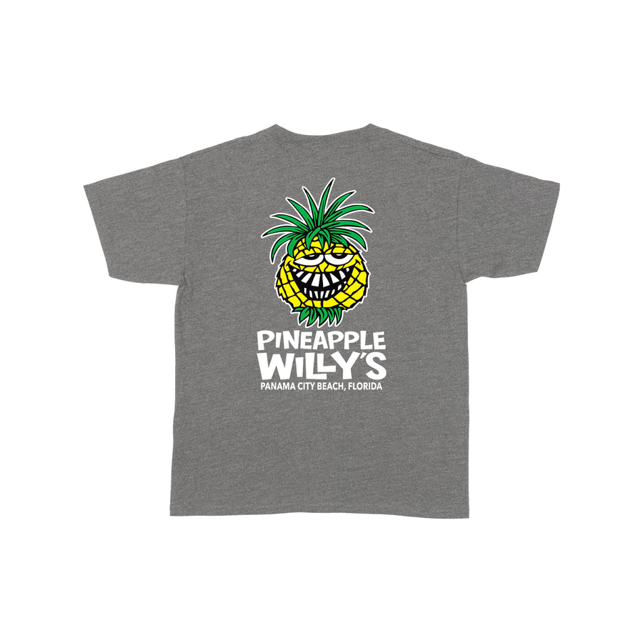 Kids Grey Heather Face