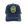 Navy Lime Hat