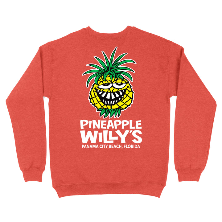 Red Heather Crewneck