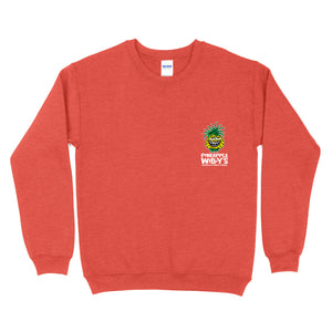 Red Heather Crewneck