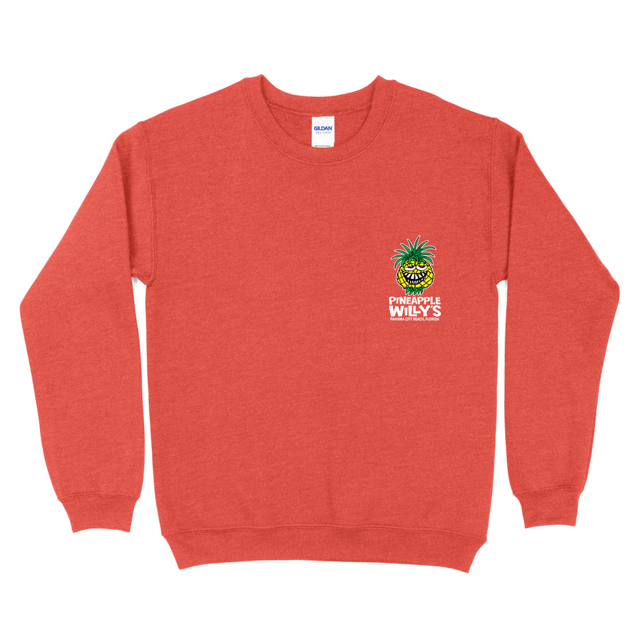 Red Heather Crewneck