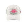 White with Neon Pink Drink Local Hat