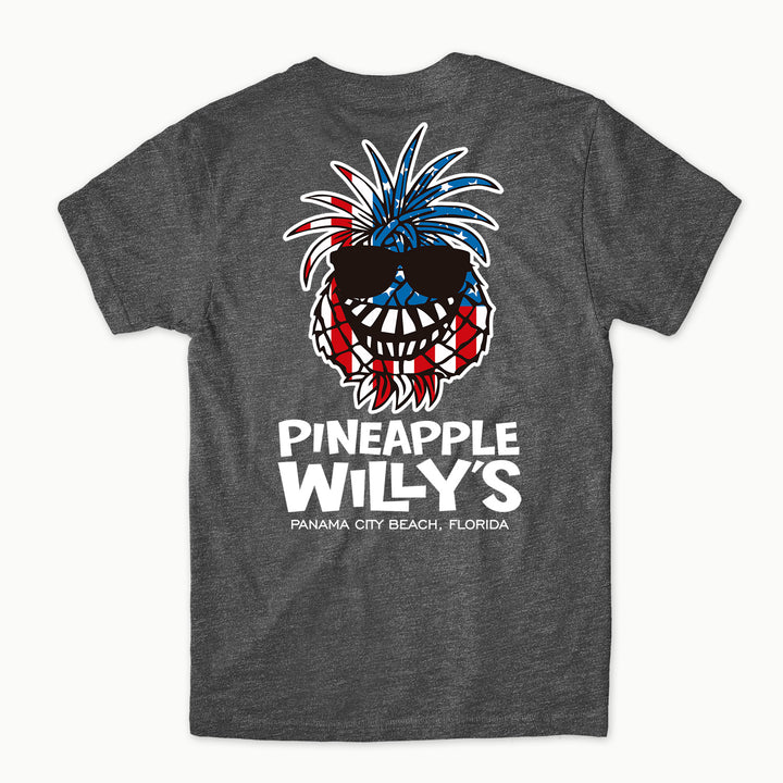 Dark Heather Grey 'American Flag' Vinny