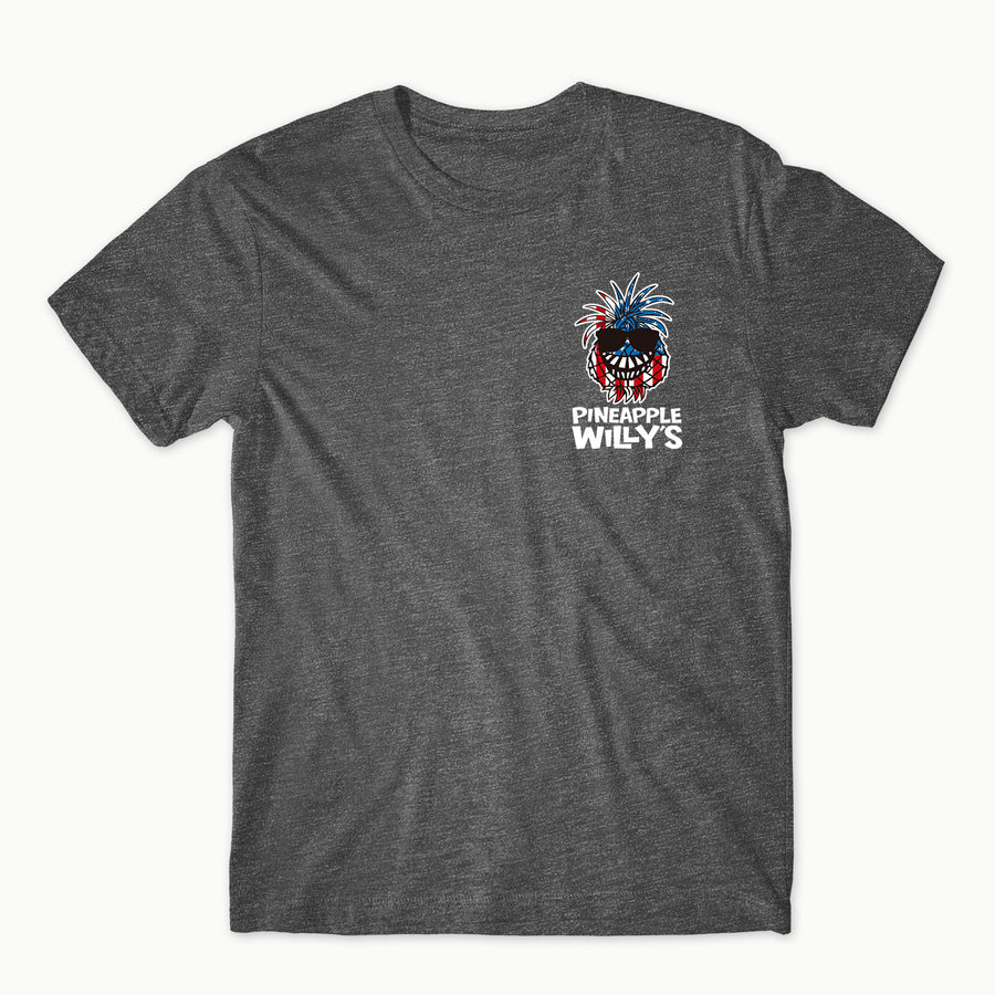 Dark Heather Grey 'American Flag' Vinny