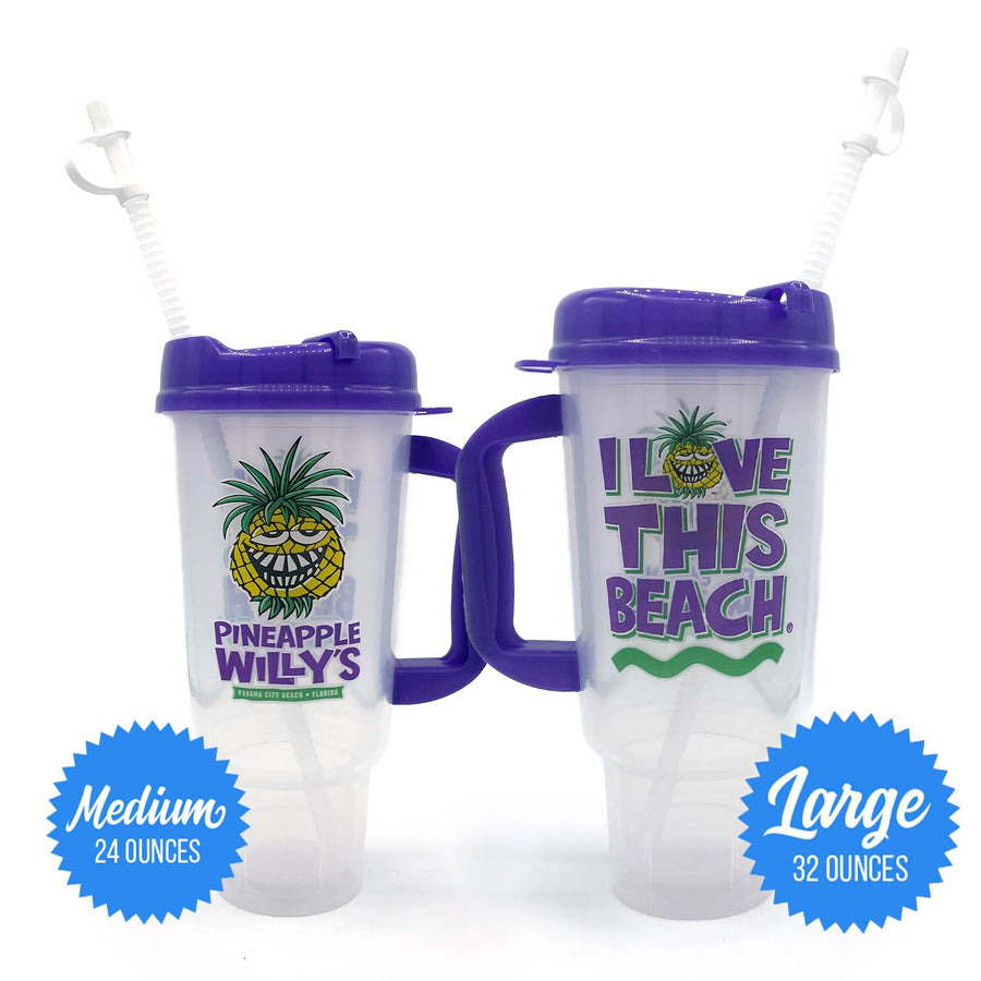 I Love This Beach Daiquiri Cups