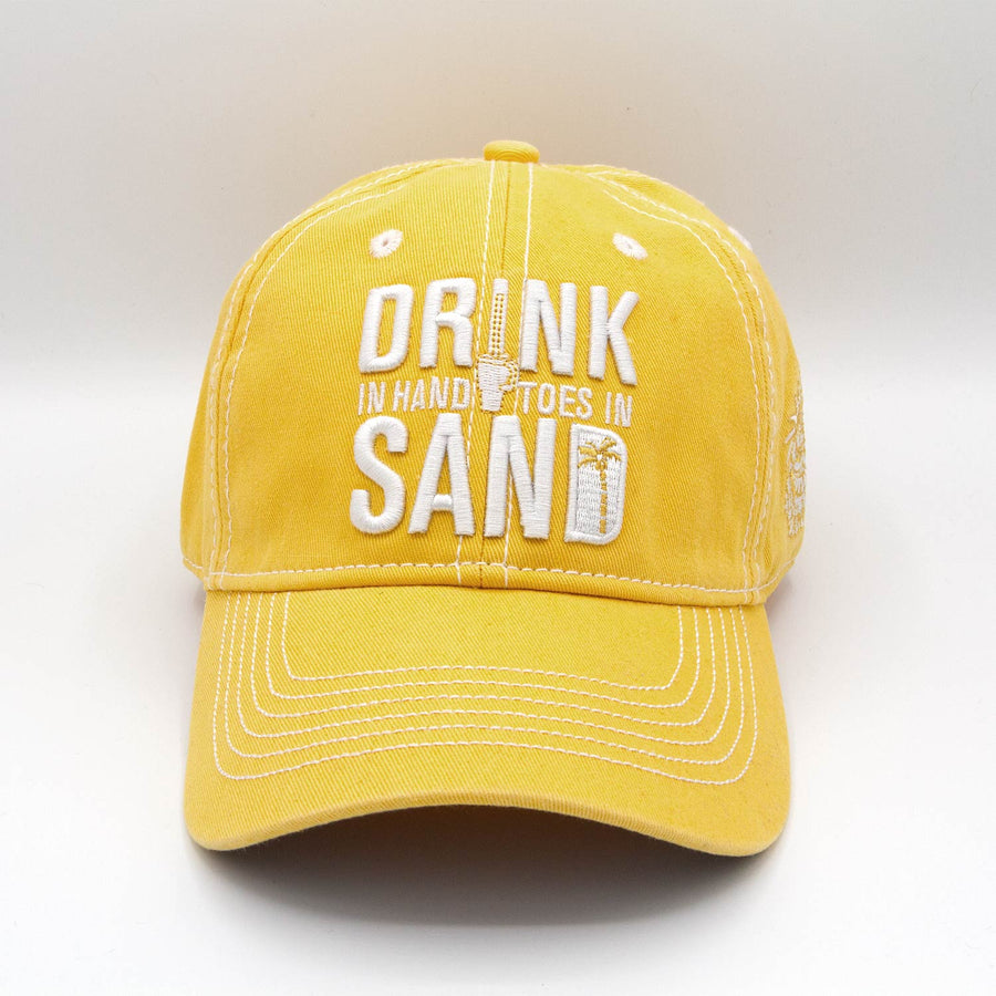 Yellow Drink In Hand, Toes In Sand Hat