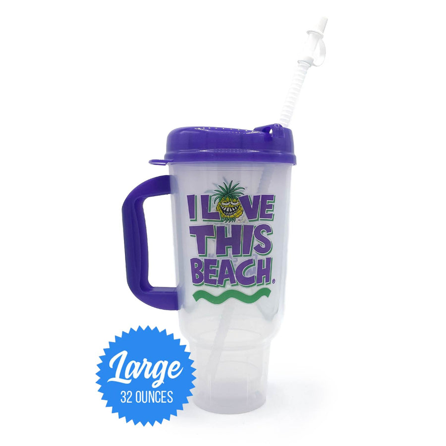 I Love This Beach Daiquiri Cups
