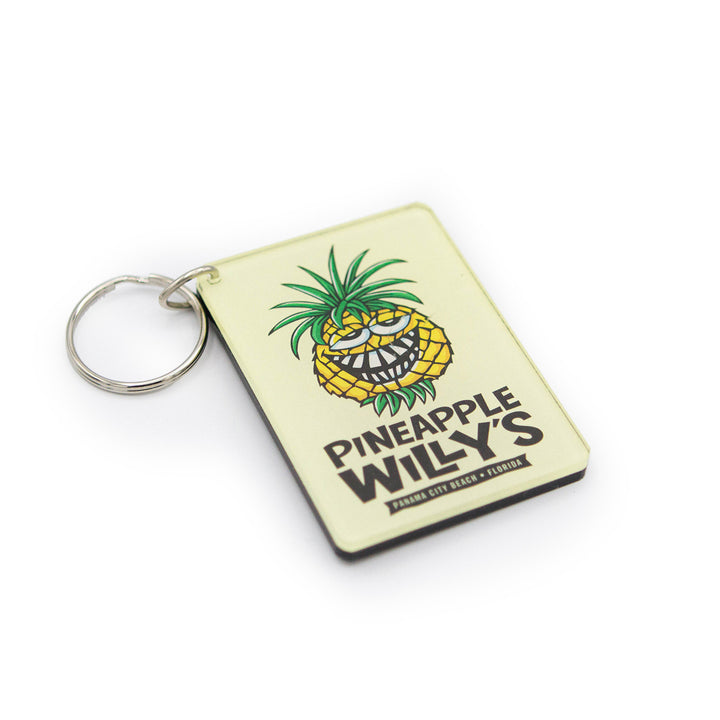 Pineapple Willy Head Keychain